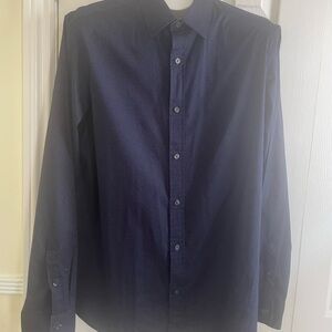 Michael Kors Dark Blue Dress Shirt